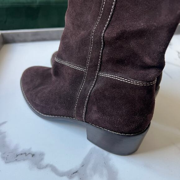 Michael Kors Dark Brown Ankle Boots - Picture 10 of 10